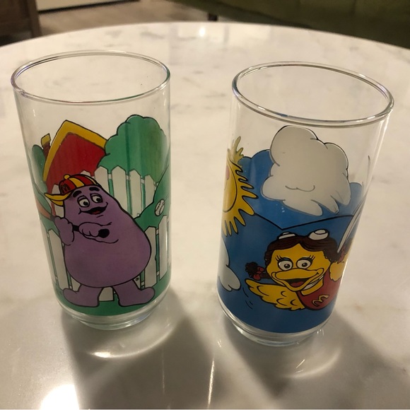 Coca Cola Other - Set of 2 McDonalds Coca Cola collectable glasses. No paint fading or damage